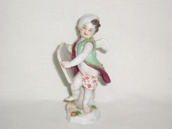 Porcelain Figurine - white porcelain - 1900