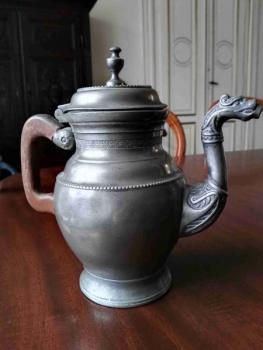 Small teapot - tin - 1850