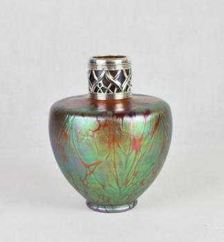 Vase - iridescent glass - Lötz Bohemia - 1905