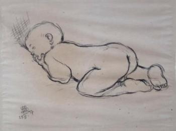 Leo Haas - Sleeping toddler