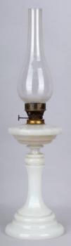 Kerosene Lamp - brass, milk glass - R. Ditmar Wien - 1920