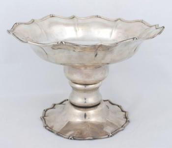Silver Pedestal Bowl - silver - 1920