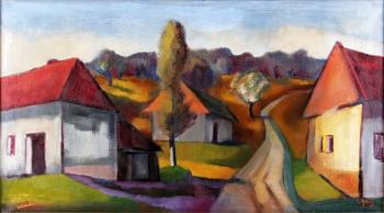 Village - Grus Jaroslav (1891 - 1983) - 1950