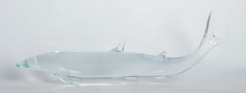 Glass Figurine - crystal, clear glass - Klinger Miloslav (1922-1999) - 1971