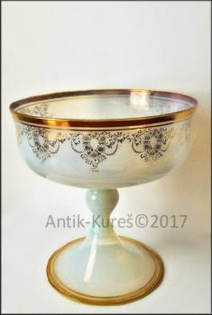 Glass Bowl - opal glass - 1900