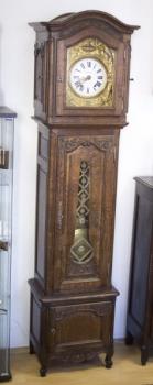 Longcase Clock - solid wood, brass - B. Brossier a Pre – en Pail - 1820