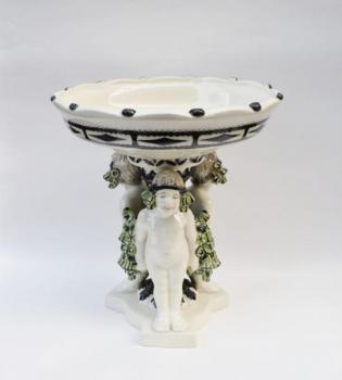 Pedestal Bowl - glazed stoneware - 1914
