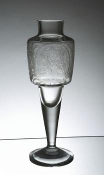 Vase - clear glass - Moser Bohemia 1930 - 1930