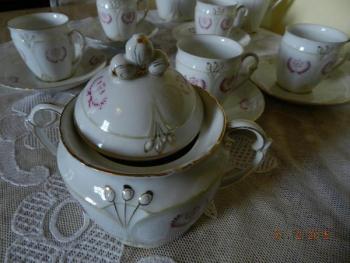 Cofee Set - white porcelain - 1800