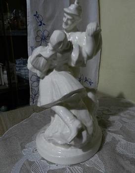 Porcelain Figurine - white porcelain - 1930