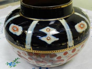Vase - ceramics, cobalt - 1930