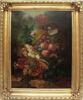Still Life with Flowers - Vangel - 1850