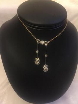 Necklace - Colier, 1.4 carat, brilliants