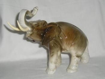 Porcelain Elephant Figurine - 1960