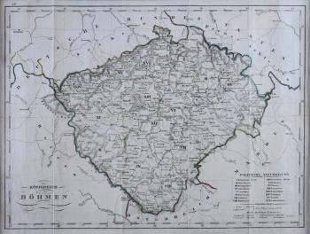Antique Map of Bohemia