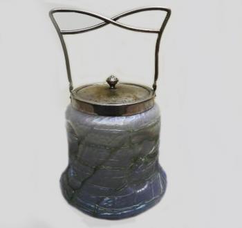 Glass Jar - glass - Loetz, Kamenický Šenov - 1800