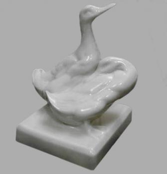 Porcelain Figurine - white porcelain - Pirken Hammer Bøezová, Bohemia - 1930