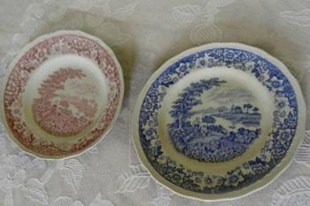 Plates - white porcelain - Swinnerstons England - 1930