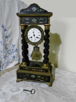 Pendulum Clock - bronze, wood - 1850