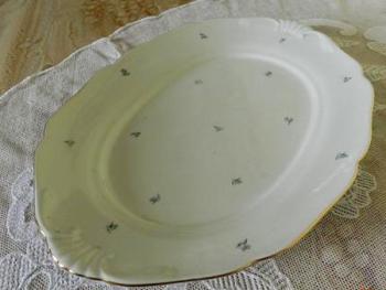 Porcelain Tray - white porcelain - HC Chodau Czechoslovakia - 1930