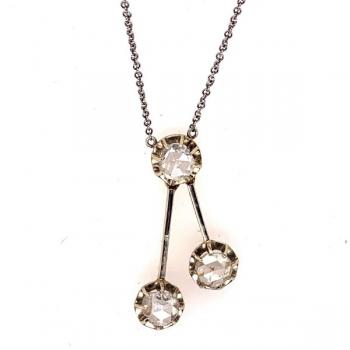 Brilliant Necklace - platinum, gold - 1930