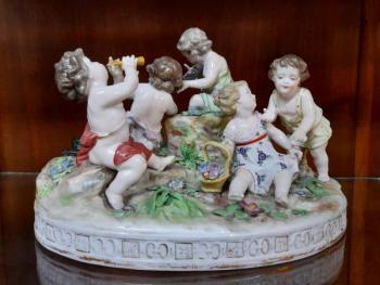 Porcelain Figural Group - 1880