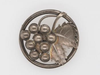 silver brooch - silver - 1930