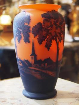 Vase - layered glass - 1930