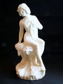 Nude Figure - alabaster - G. Papucci - 1920