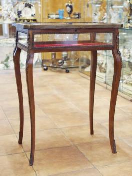 Small Table - wood, brass - 1900