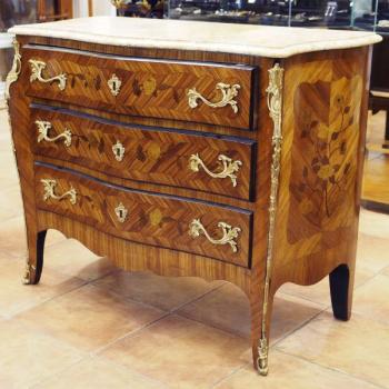Commode - wood, marble - 1900