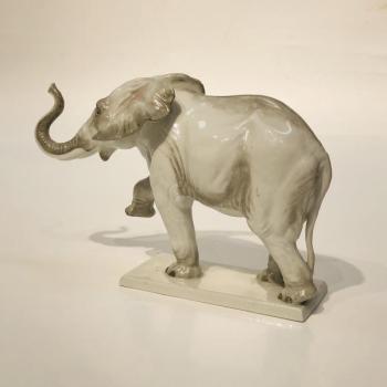 Porcelain Elephant Figurine - Rosenthal - 1940