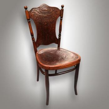 Pair of Chairs - solid beech, plywood - 1890