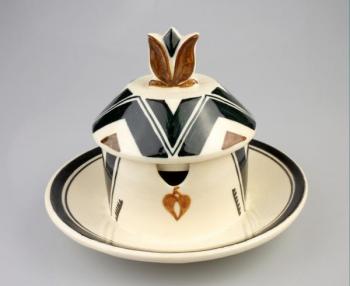 Dose - glazed stoneware - Hubert Kovařík, Kunštát - 1925