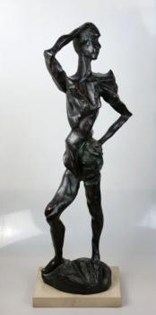 Sculpture - patinated bronze, marble - Otto Gutfreund - 1980