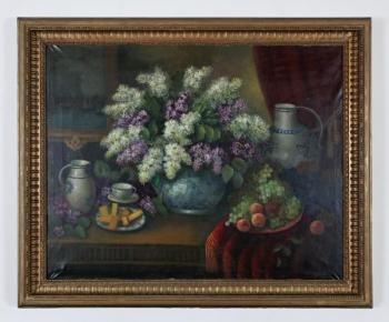 Still Life with Flowers - canvas - 1950