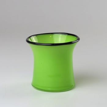 Glass Vase - green glass - 1920