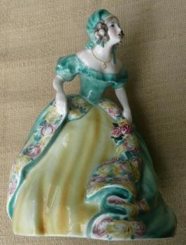 Ceramic Figurine - Woman - 1930
