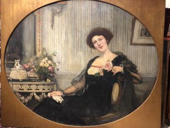Portrait of Lady - AMÉDÉE MUSELIER - 1909
