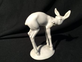 Porcelain Deer Figurines - 1900