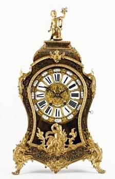 Mantel Clock - bronze, brass - 1870