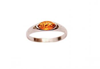 Silver Ring - silver, amber - 1940