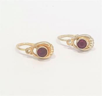 Earrings with Garnets - 1960
