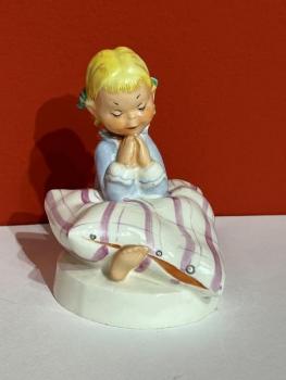 Porcelain Girl Figurine - Royal Dux - 1940