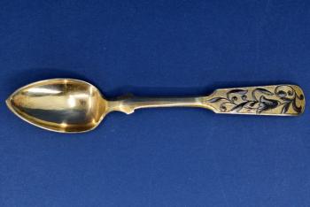 Russian silver spoon