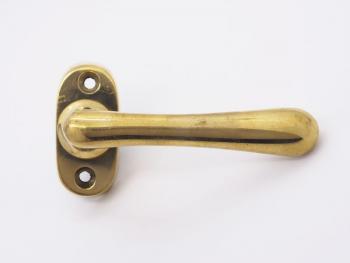 window handle - patinated brass - 2021