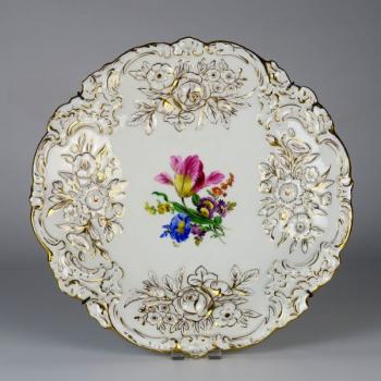 Decorative Bowl - white porcelain - 1950