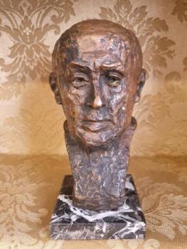 Bust - bronze - F.Koudelka - 1950