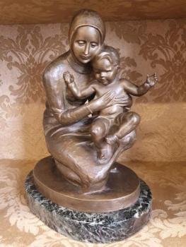 Sculpture - patinated bronze - Jan Tříska - 1933