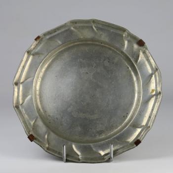 Pewter Plate - tin - 1770